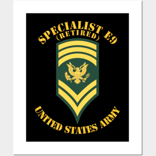 SPC 9 - Specialist E9  - Std - Retired Posters and Art